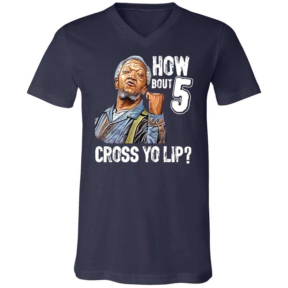 How bout 5 cross yo lip - Navy - 2
