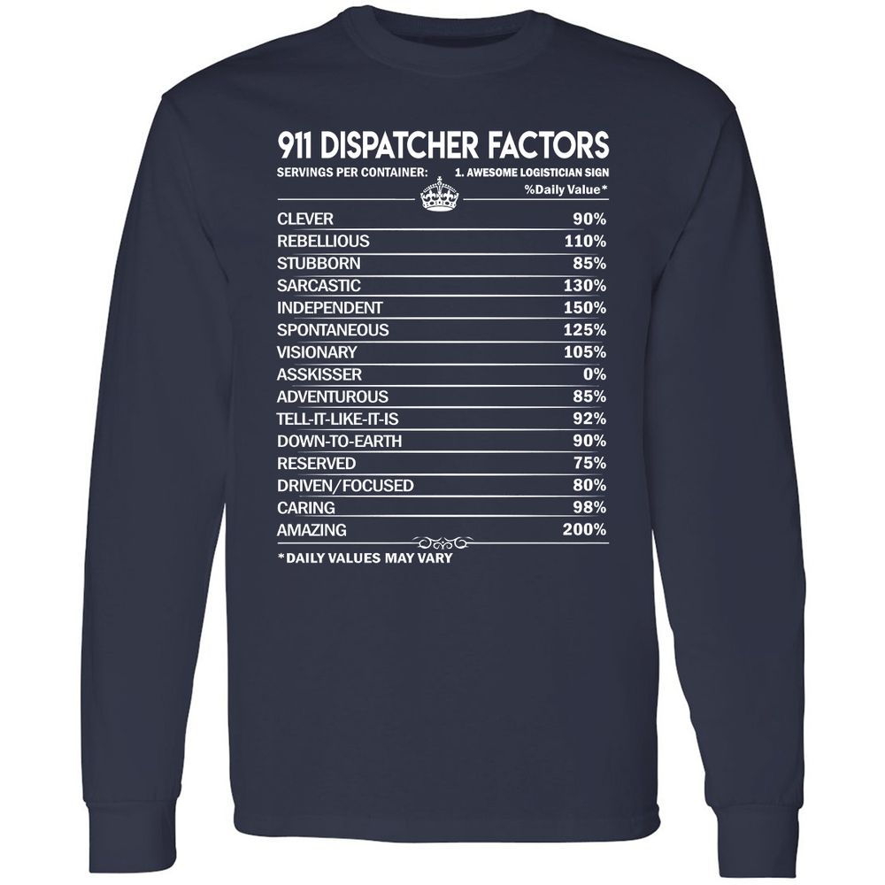 Long Sleeve T-Shirt - N2GZU92U - Navy - 2