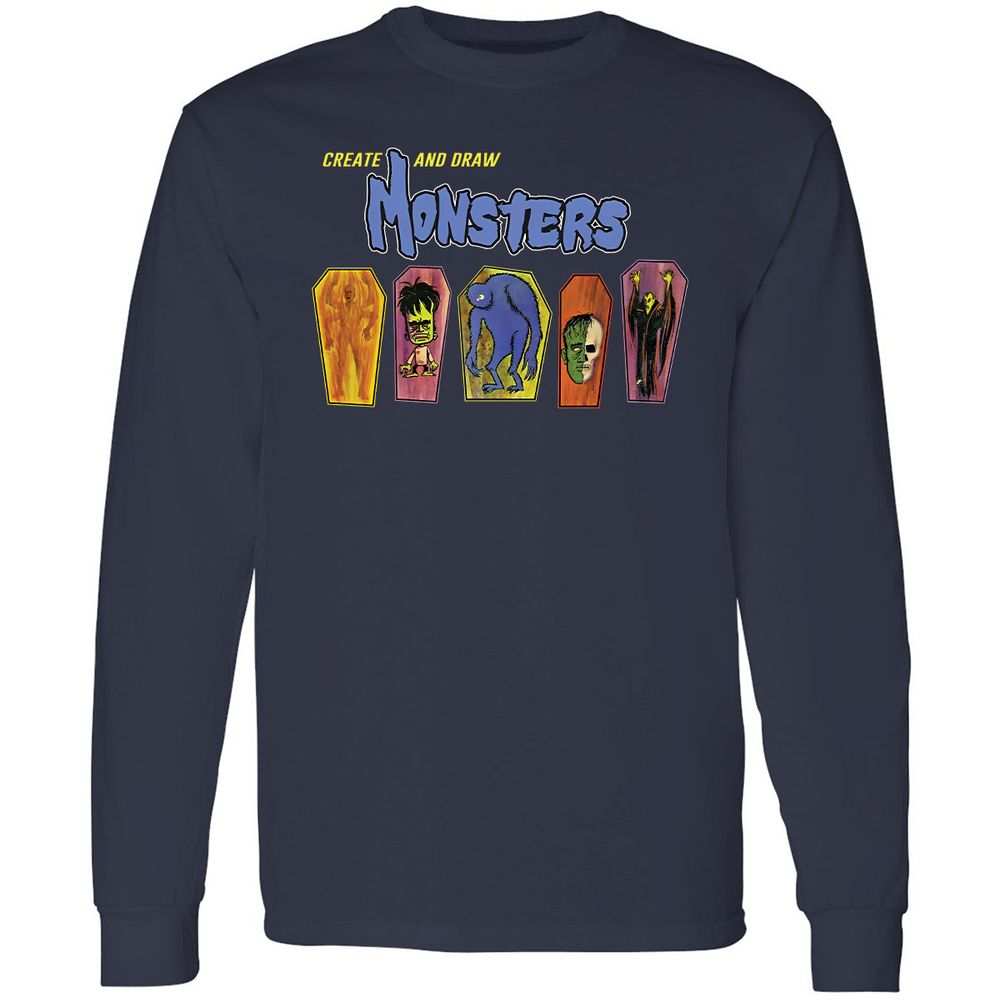 Monsters Draw - Navy - 2