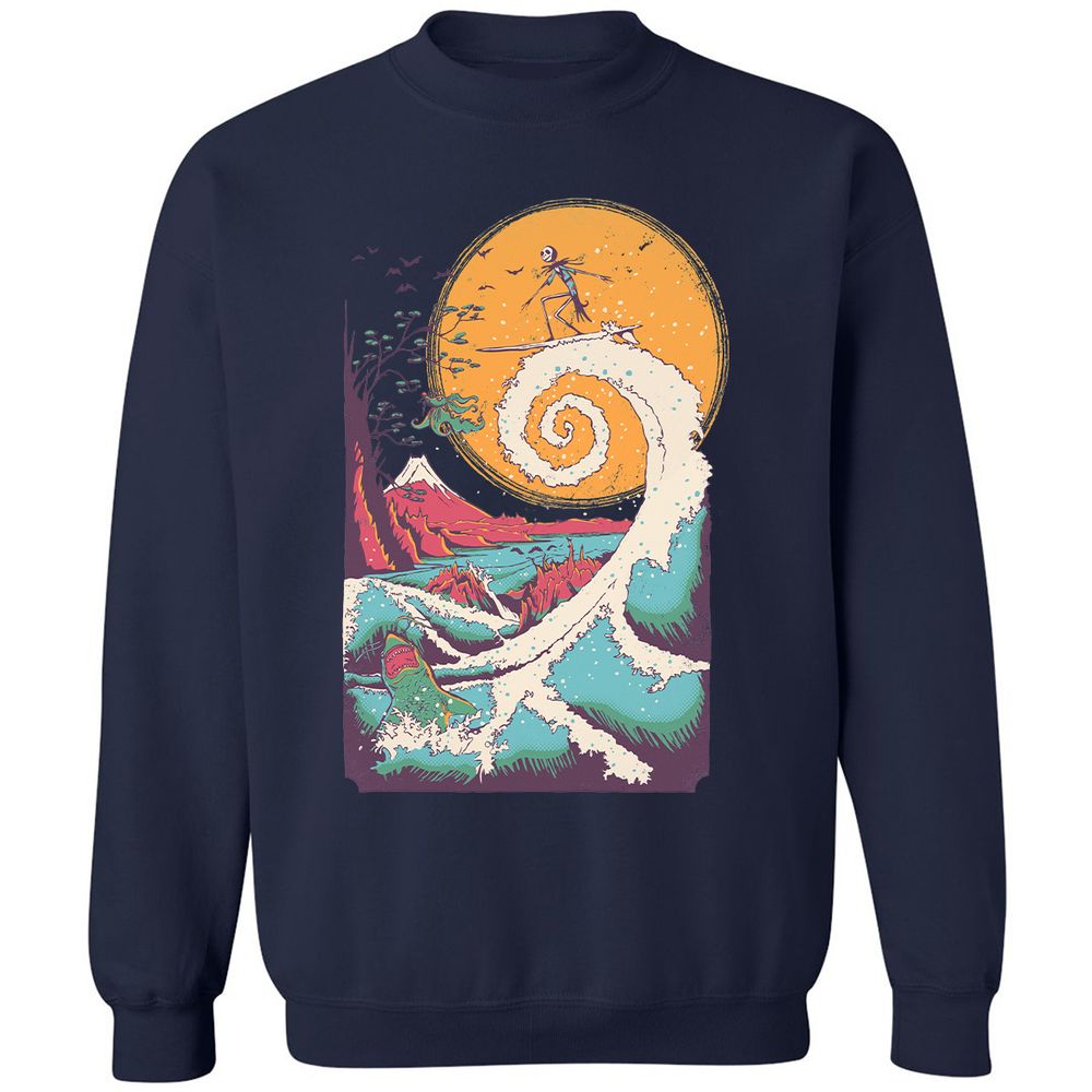 Classic Unisex Sweatshirt - 54GGV13Y - Navy - 2