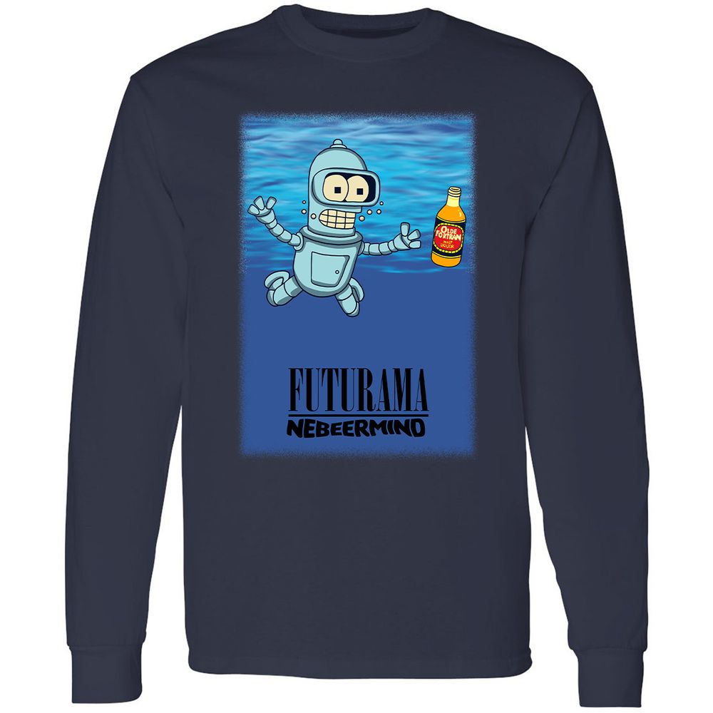 Long Sleeve T-Shirt - VRD6GTYP - Navy - 2