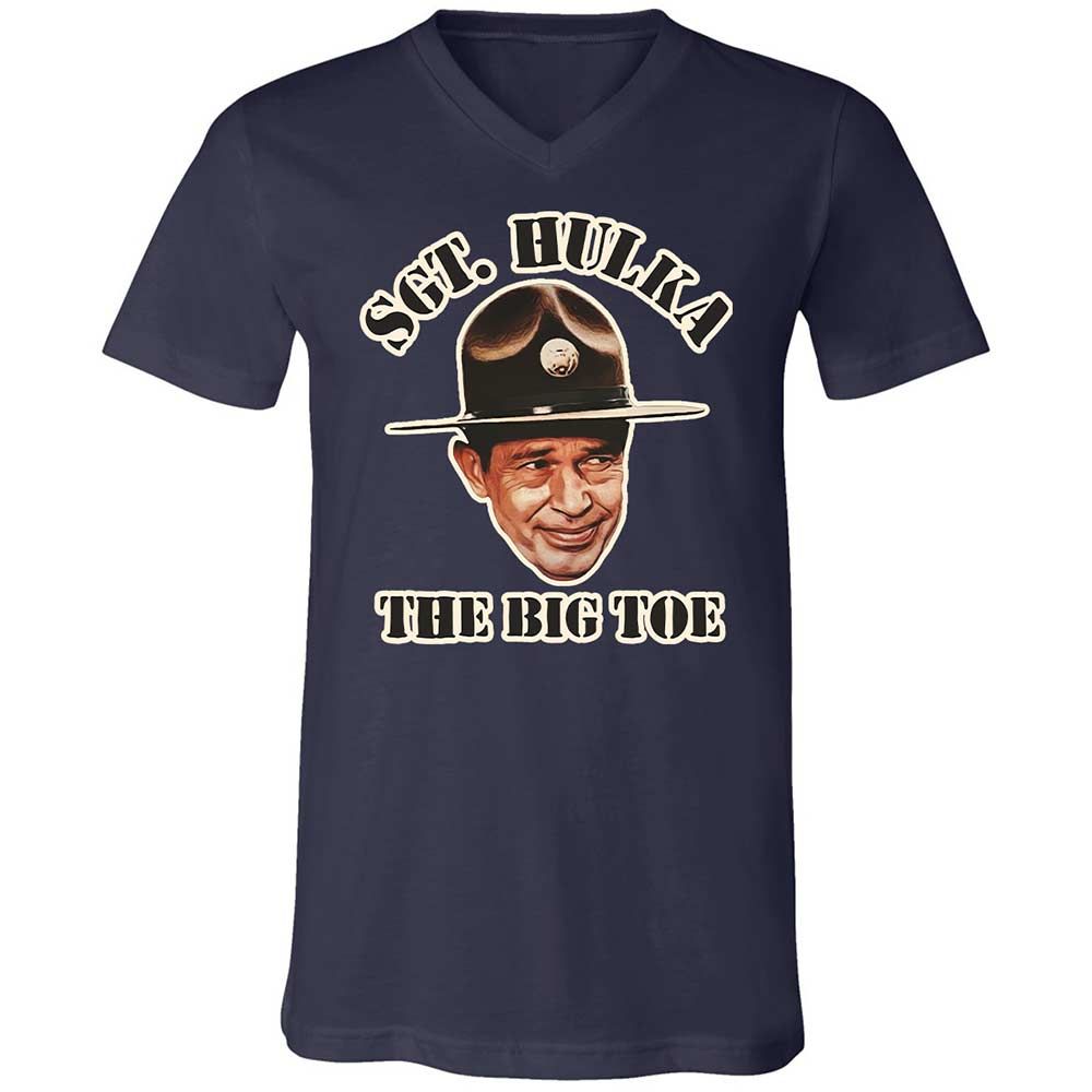 Unisex V-Neck T-Shirt - B6DQ6KN5 - Navy - 2