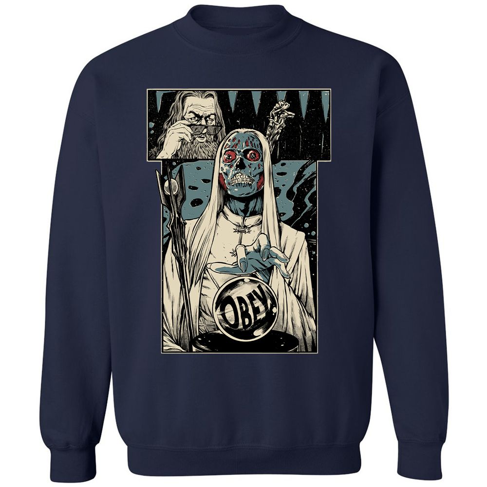 Classic Unisex Sweatshirt - HUZTR825 - Navy - 2