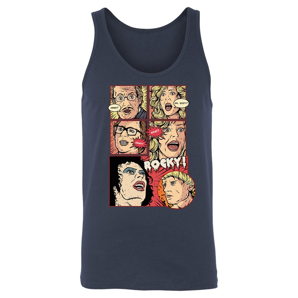 Unisex Jersey Tank - 1FK4CVH8 - Navy - 2