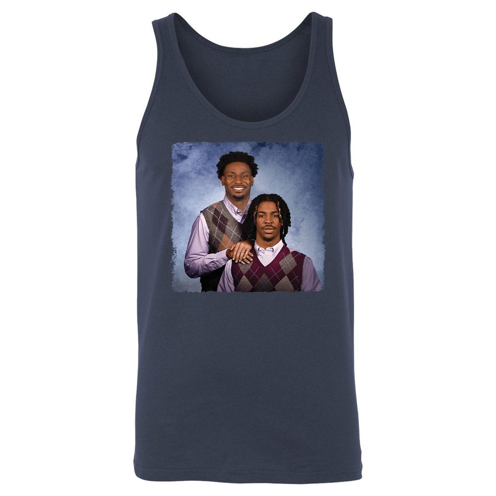 Unisex Jersey Tank - UF2GZ524 - Navy - 2