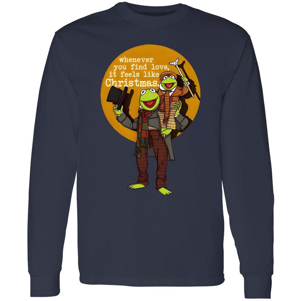 Long Sleeve T-Shirt - LUWLR5JH - Navy - 2