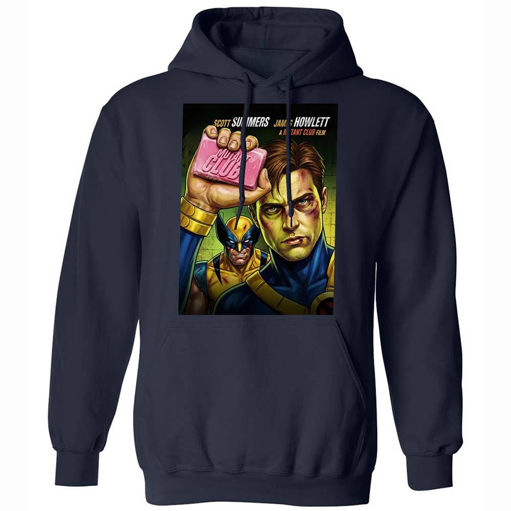 Classic Unisex Hoodie - 45RAN8Q9 - Navy - 2