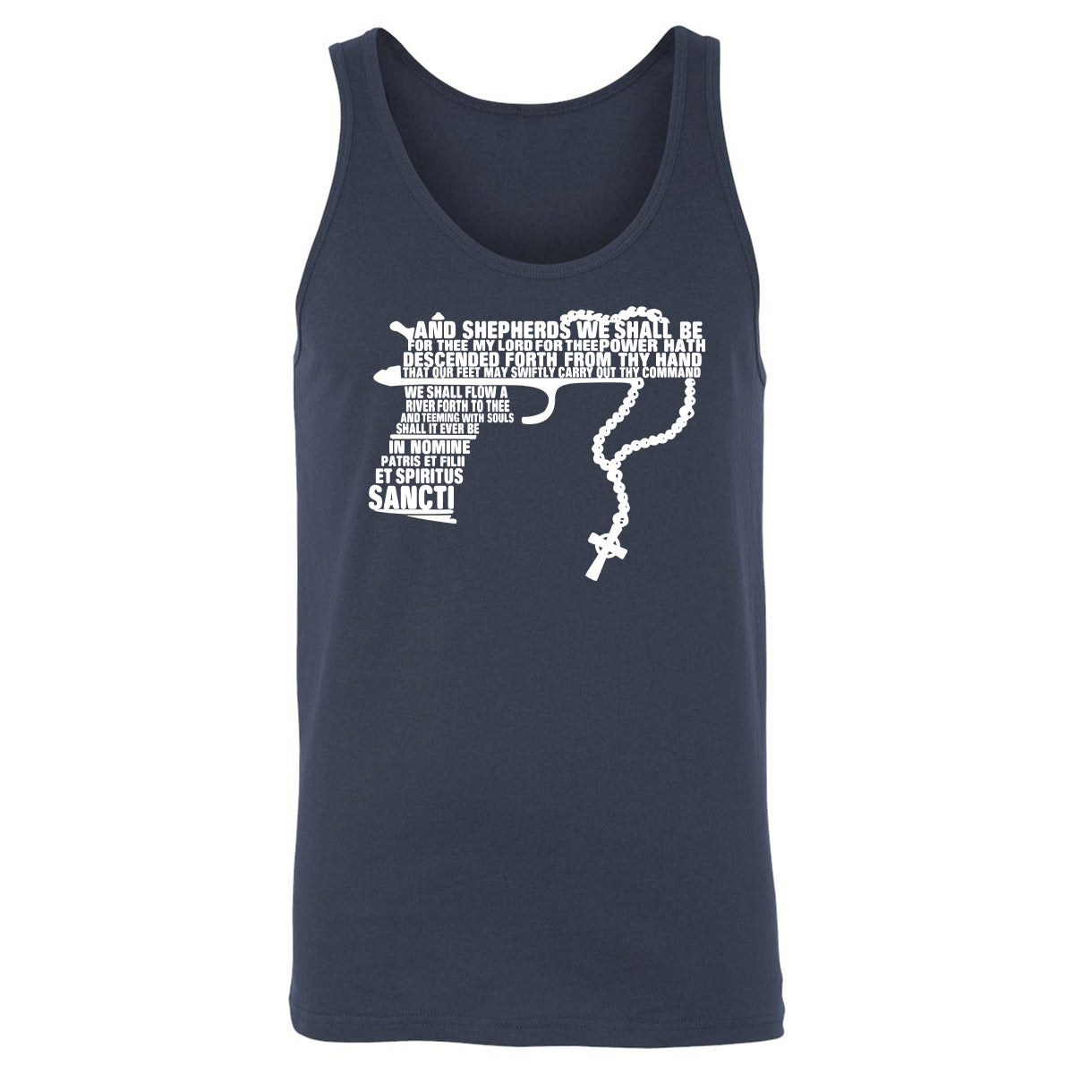 Unisex Jersey Tank - W5WR9CEQ - Navy - 2