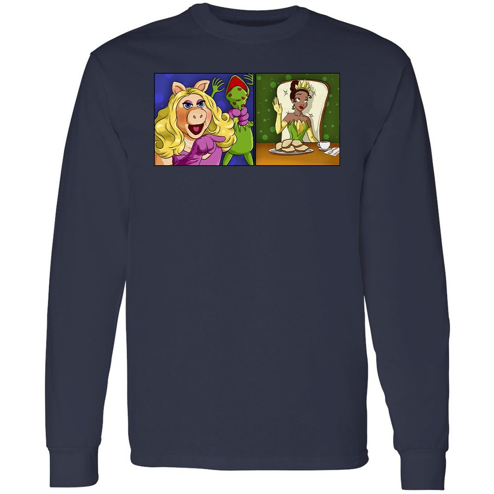 Long Sleeve T-Shirt - 3JU3ZV7D - Navy - 2