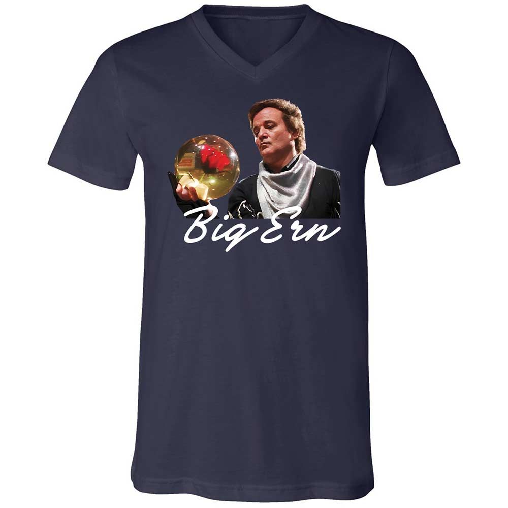 Unisex V-Neck T-Shirt - EQT88DU8 - Navy - 2