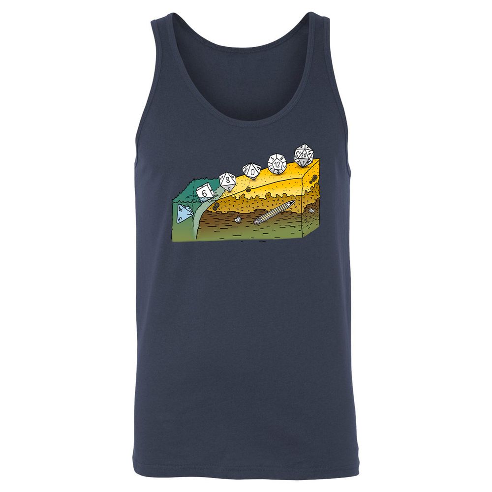 Unisex Jersey Tank - 4H9GPK85 - Navy - 2