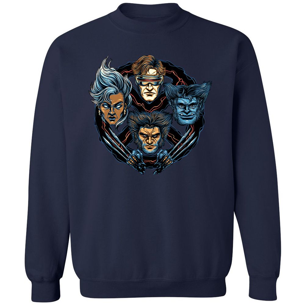 Classic Unisex Sweatshirt - 6X9XFKDL - Navy - 2