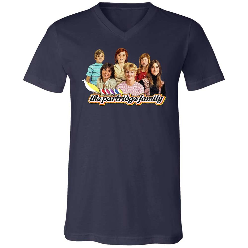 Unisex V-Neck T-Shirt - DT9ME8YH - Navy - 2