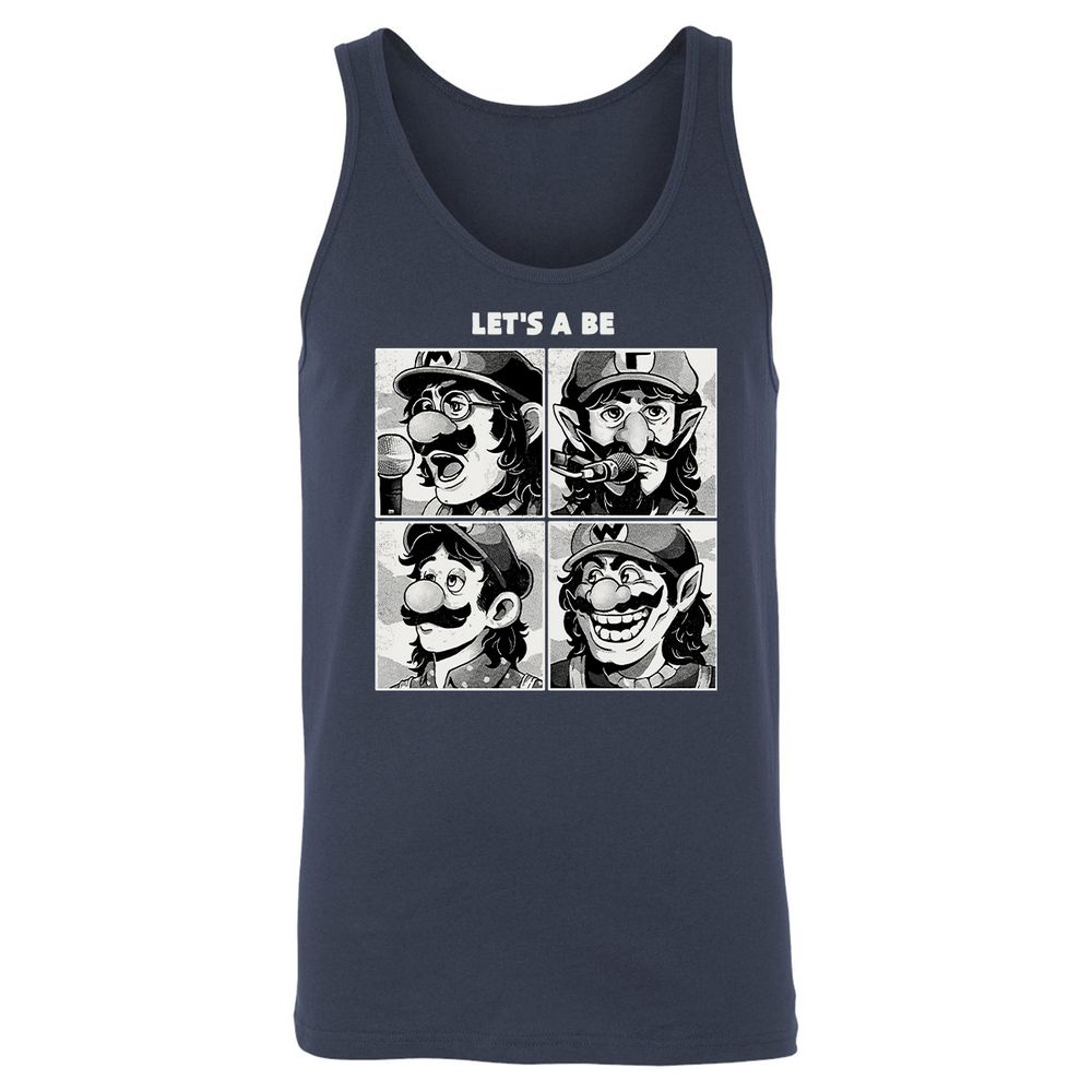 Unisex Jersey Tank - 3RKFF5QQ - Navy - 2