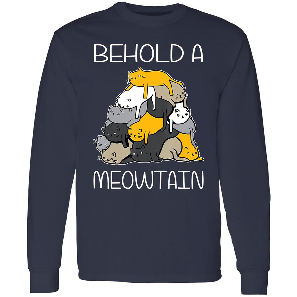 Long Sleeve T-Shirt - CPWWH93B - Navy - 2