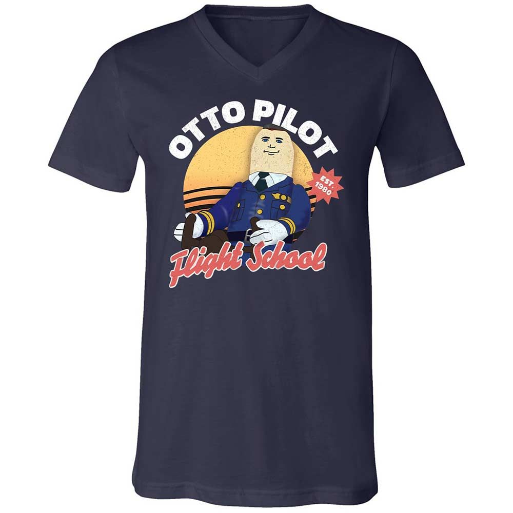 Unisex V-Neck T-Shirt - GW3A8KDK - Navy - 2