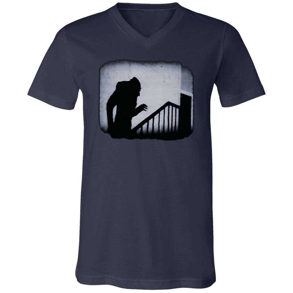 Unisex V-Neck T-Shirt - 2HDFAB66 - Navy - 2