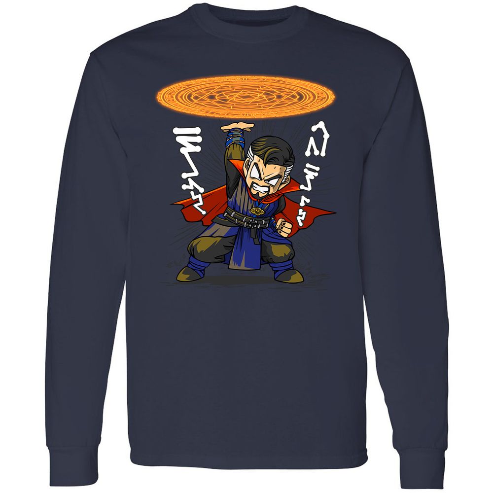 Long Sleeve T-Shirt - 8ZRGFFKC - Navy - 2