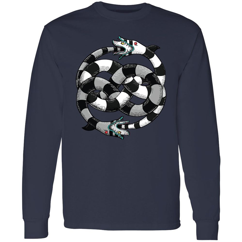 Long Sleeve T-Shirt - FHEYP7HD - Navy - 2
