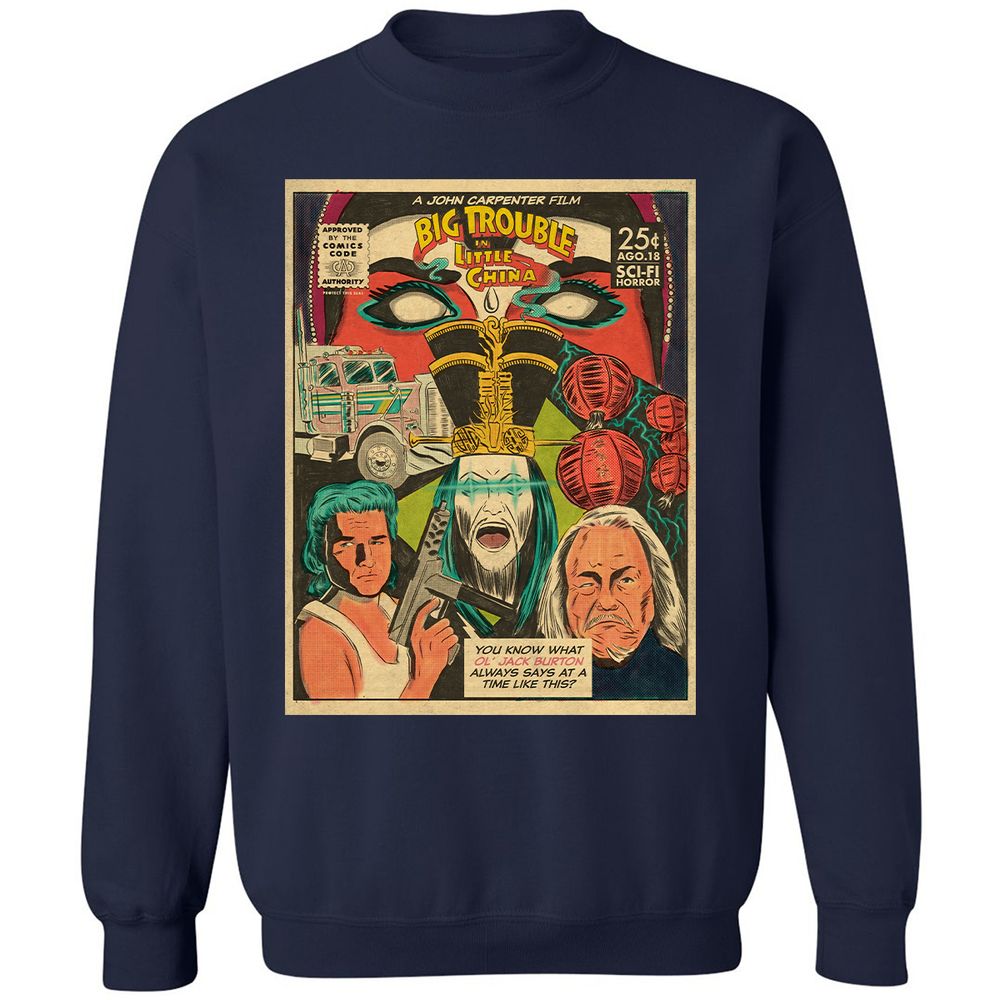 Classic Unisex Sweatshirt - H5BP6EF5 - Navy - 2