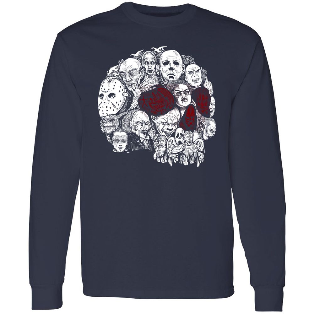 Long Sleeve T-Shirt - 4YSSDGL5 - Navy - 2