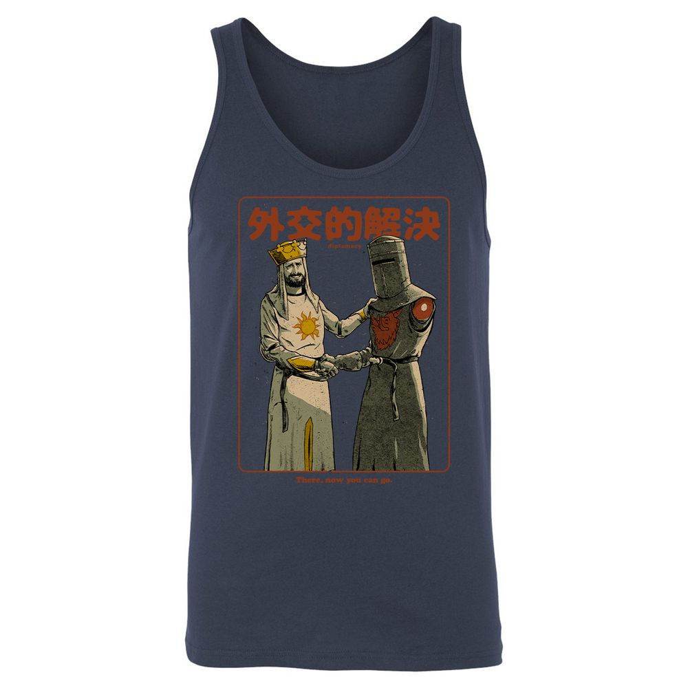 Unisex Jersey Tank - 65BQHTHV - Navy - 2