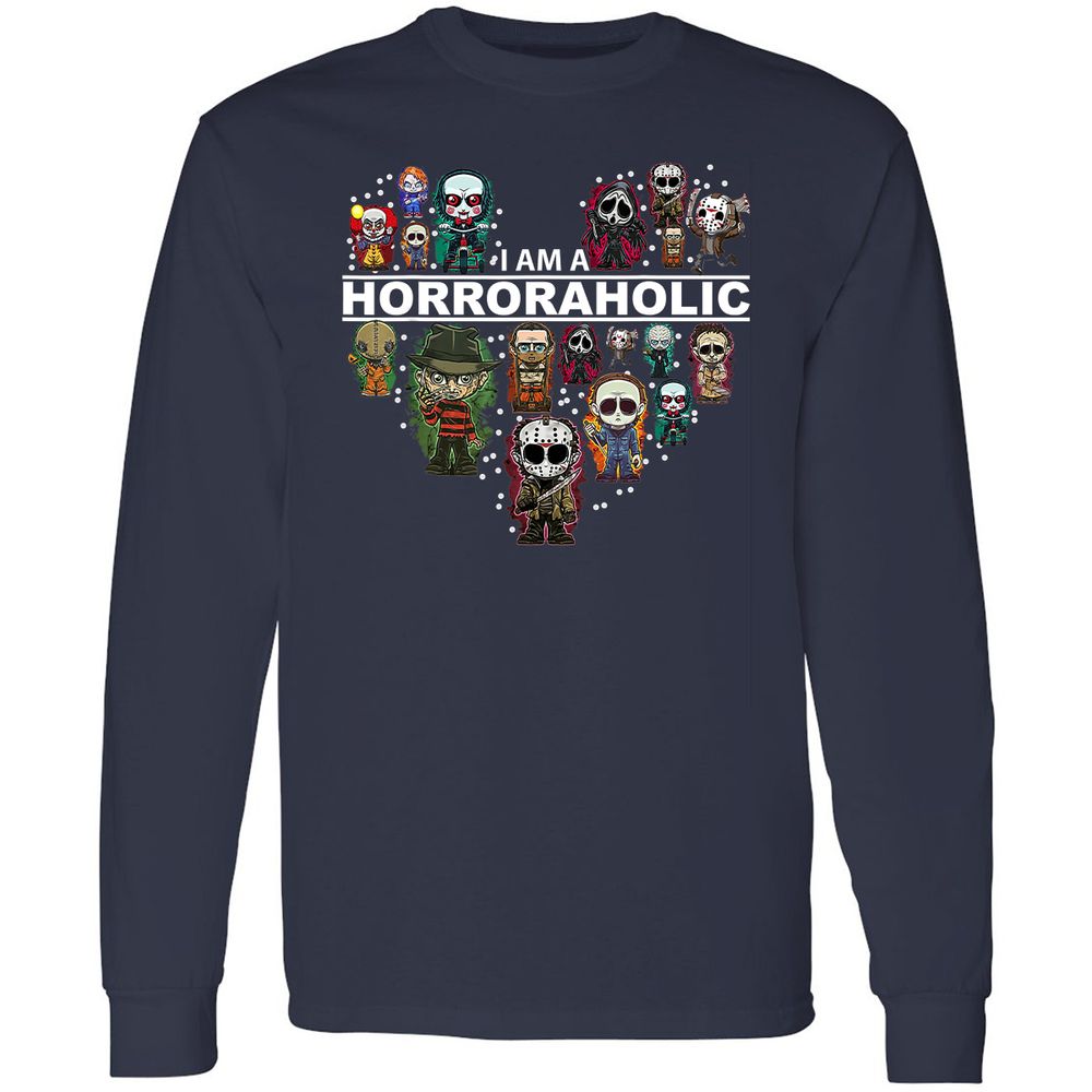 Long Sleeve T-Shirt - QGLPTHFT - Navy - 2