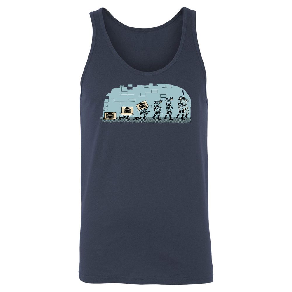 Unisex Jersey Tank - 2PW3EQAC - Navy - 2