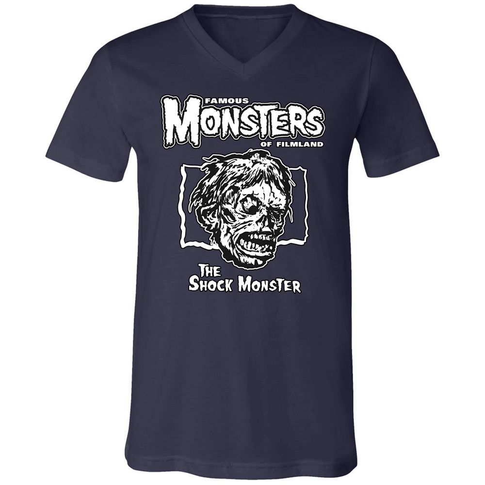 Unisex V-Neck T-Shirt - EKHLPCPA - Navy - 2