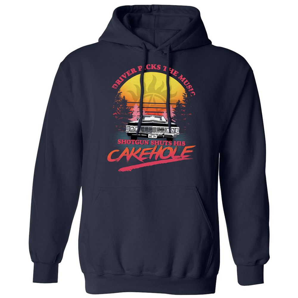 Classic Unisex Hoodie - MQ54D9PX - Navy - 2
