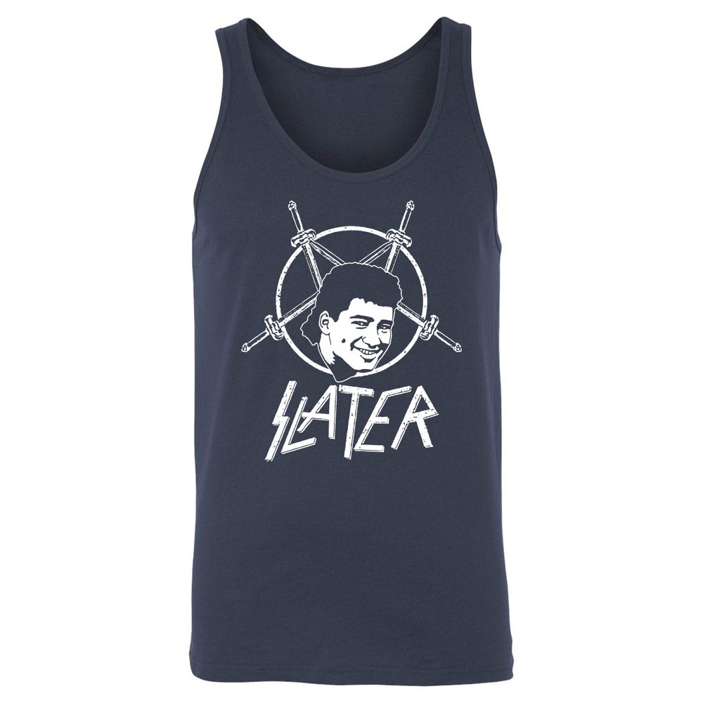 Unisex Jersey Tank - ZUDU4YYT - Navy - 2