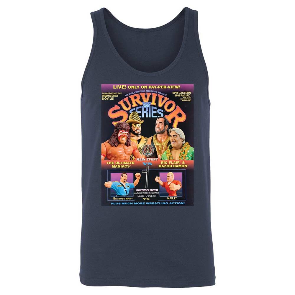Unisex Jersey Tank - AEQULFDW - Navy - 2