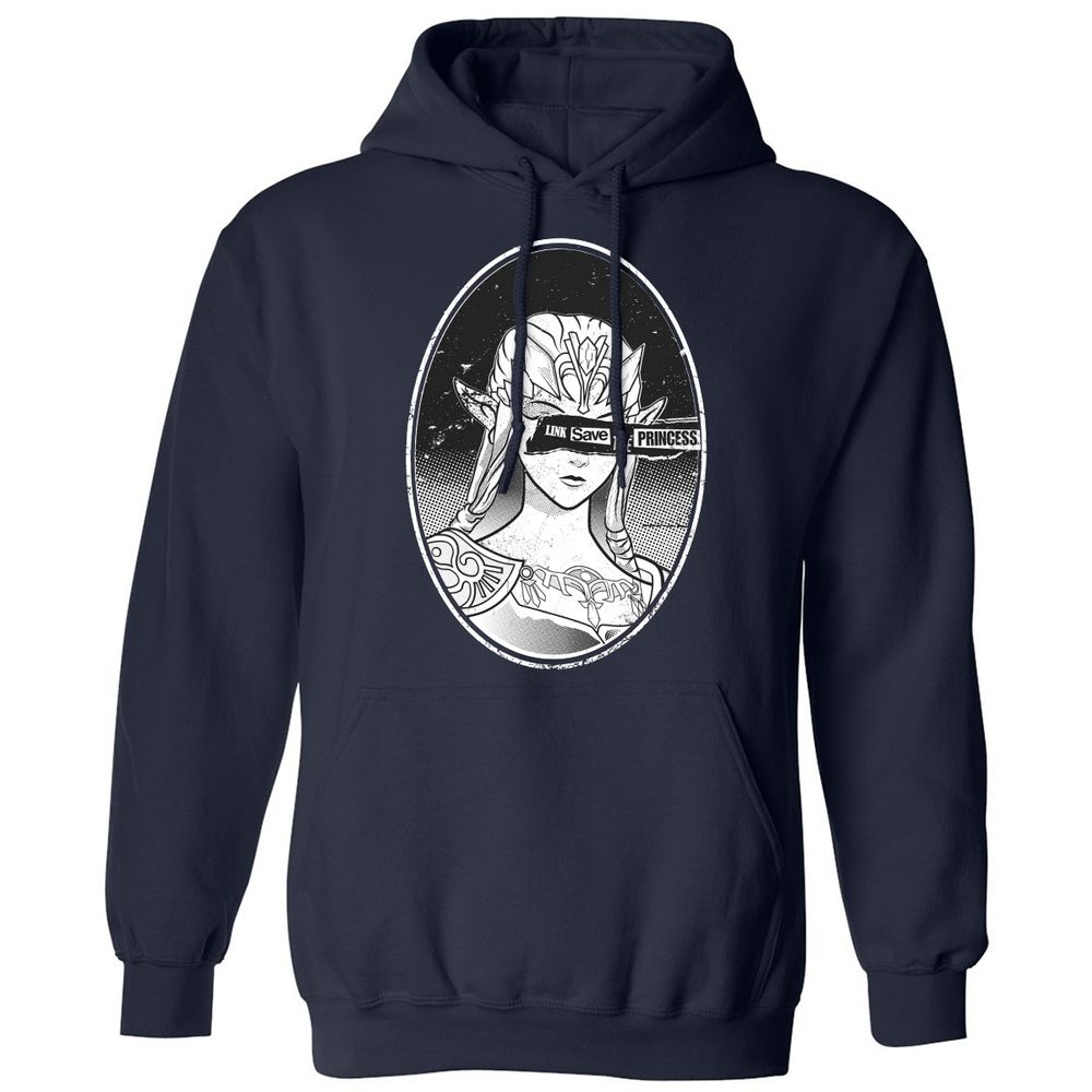 Classic Unisex Hoodie - CLVH5JKL - Navy - 2