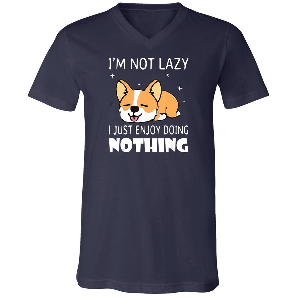 Unisex V-Neck T-Shirt - XENE263T - Navy - 2