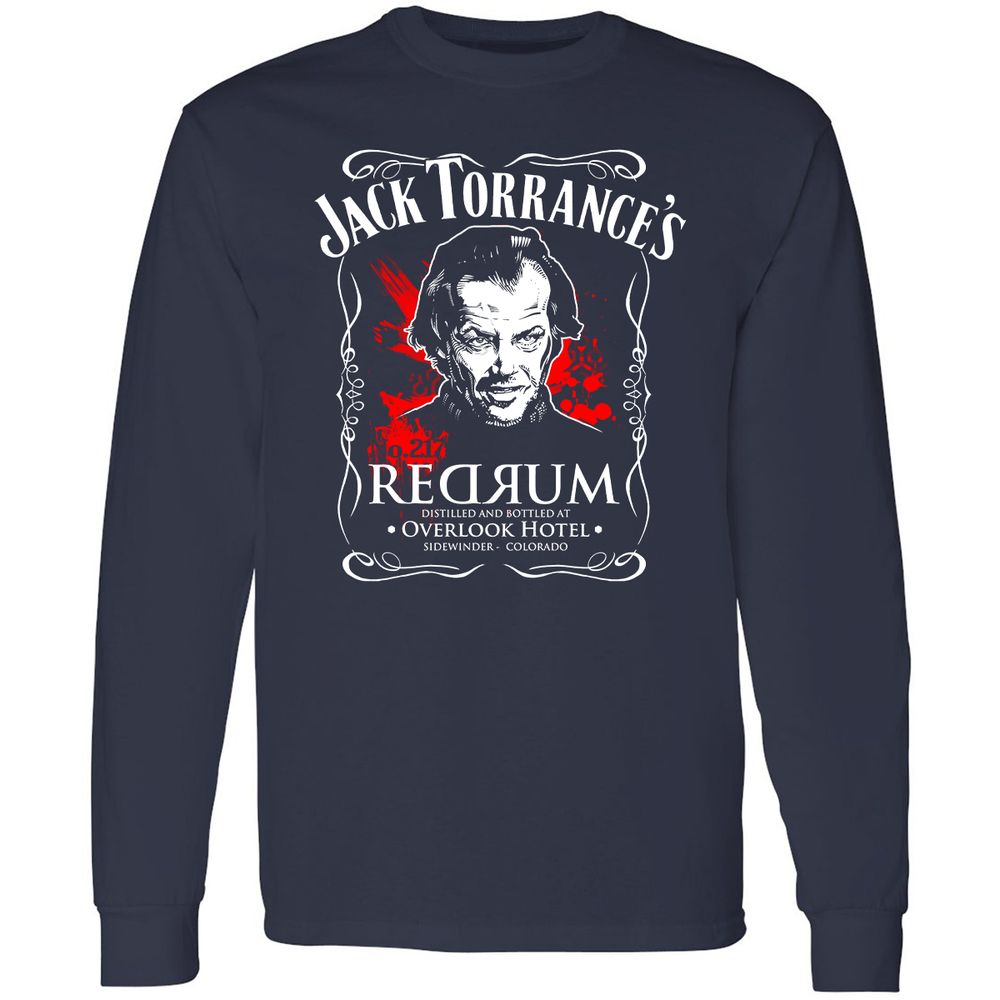 Long Sleeve T-Shirt - 8QLK8NRC - Navy - 2