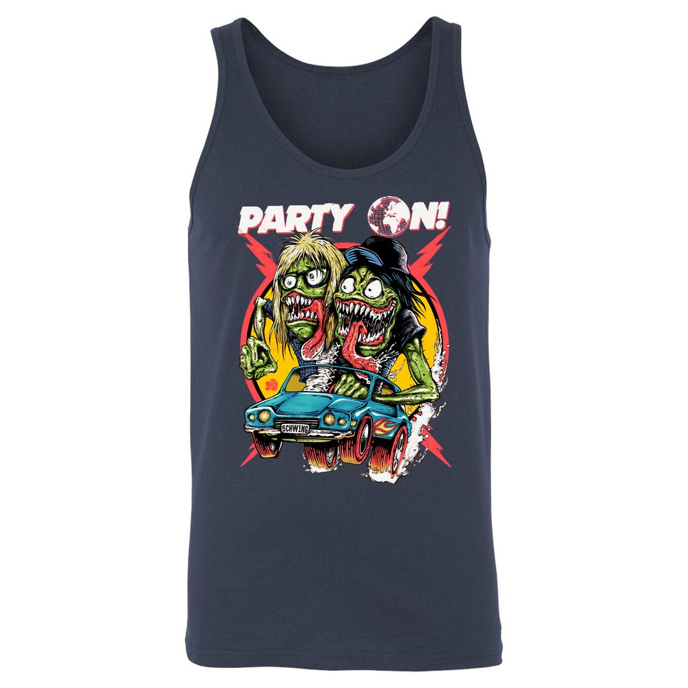 Unisex Jersey Tank - Q85M6Q47 - Navy - 2