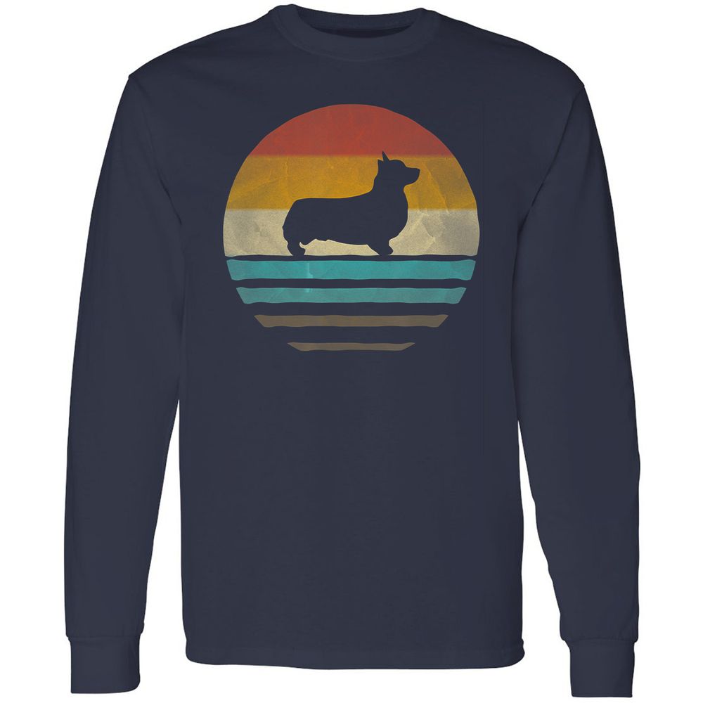 Long Sleeve T-Shirt - MEN9D6YH - Navy - 2