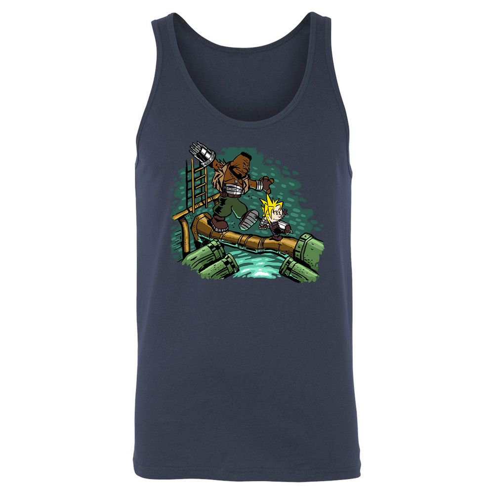 Unisex Jersey Tank - 25R73XMF - Navy - 2