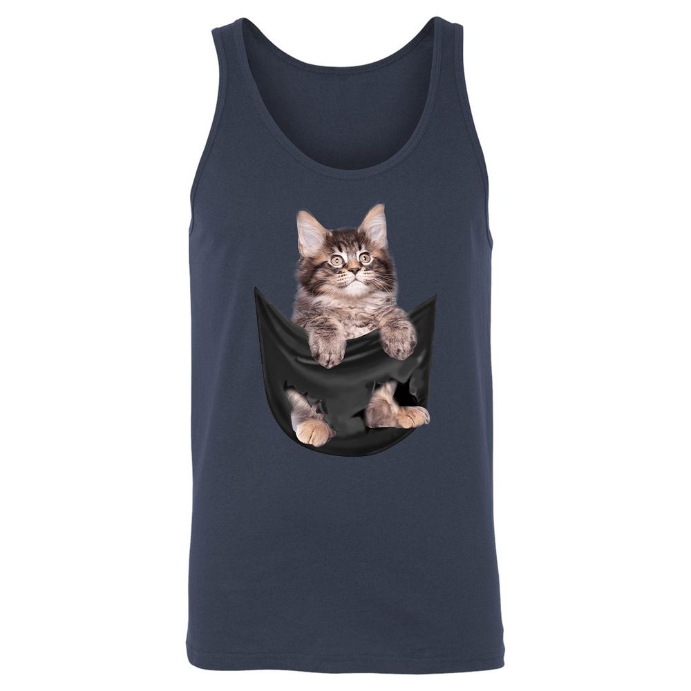 Unisex Jersey Tank - PMY97RDQ - Navy - 2