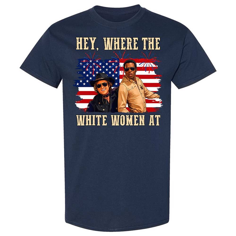 Hey Where The White At - Navy - 2