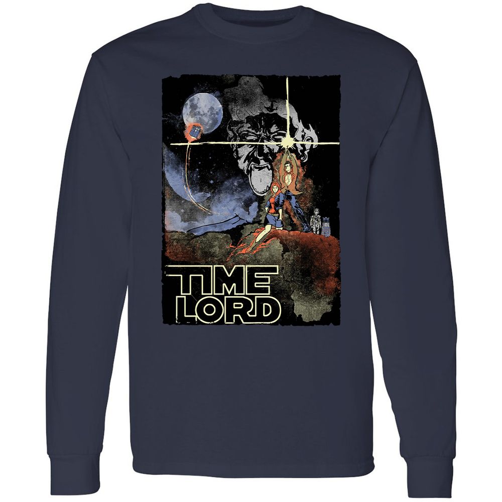 Long Sleeve T-Shirt - SYZ5QQL8 - Navy - 2