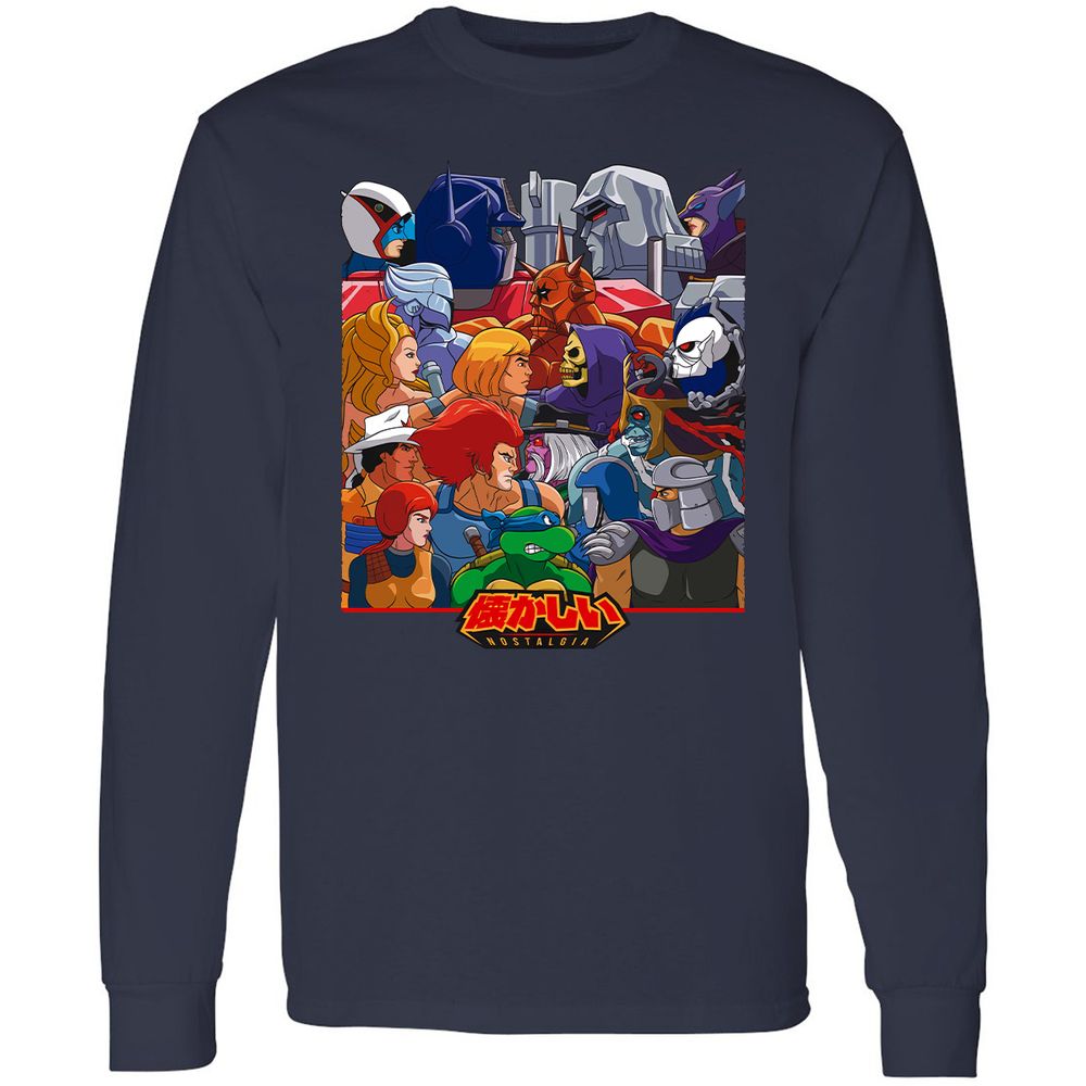 Long Sleeve T-Shirt - EFUW5U3X - Navy - 2