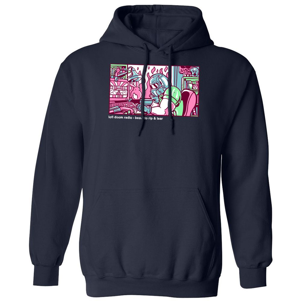 Classic Unisex Hoodie - E7NZ3N2S - Navy - 2