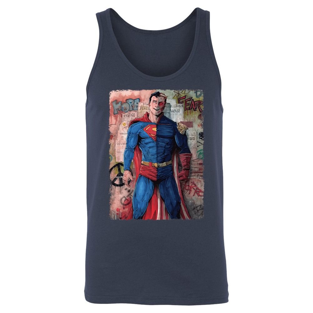 Unisex Jersey Tank - 1RXCWCQL - Navy - 2