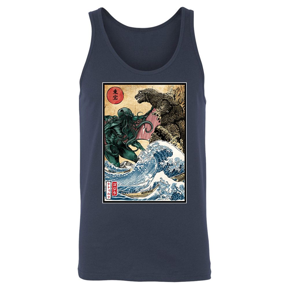 Unisex Jersey Tank - QFNDW9Z2 - Navy - 2