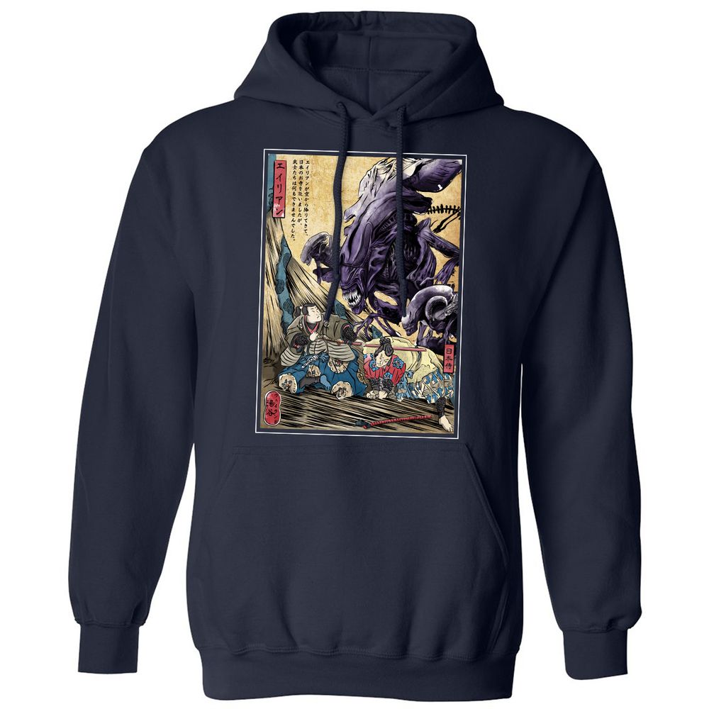 Classic Unisex Hoodie - KKWKTPLH - Navy - 2