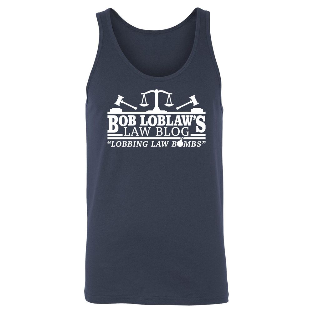 Unisex Jersey Tank - 4WHC8ZGW - Navy - 2