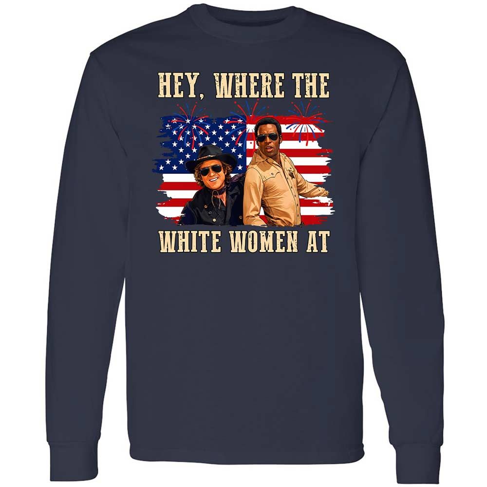 Hey Where The White At - Navy - 2