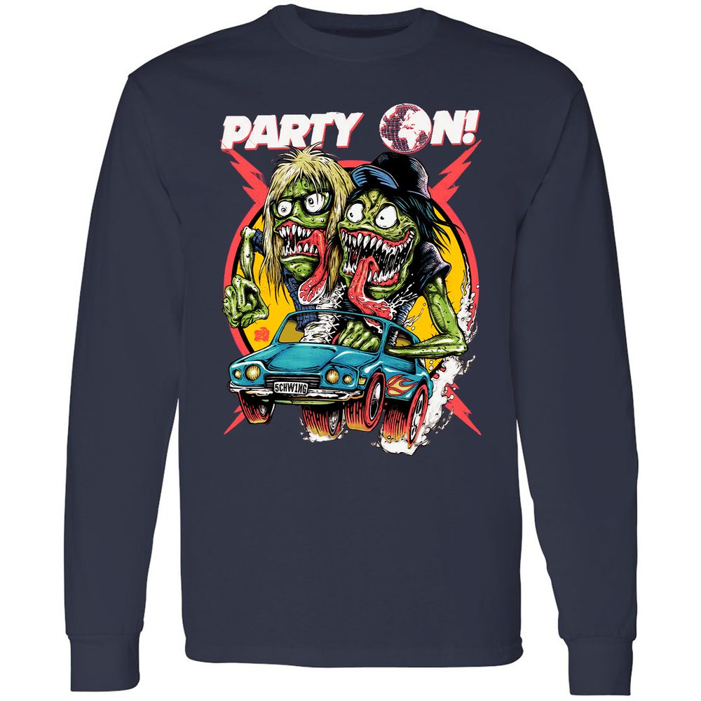 Long Sleeve T-Shirt - 3YXDY7UY - Navy - 2