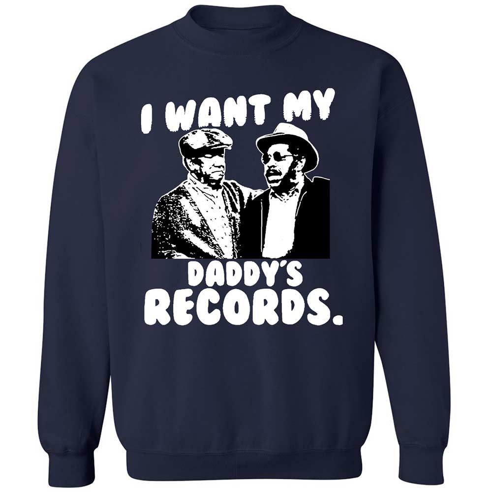 I Want My Daddy's Records - Navy - 2
